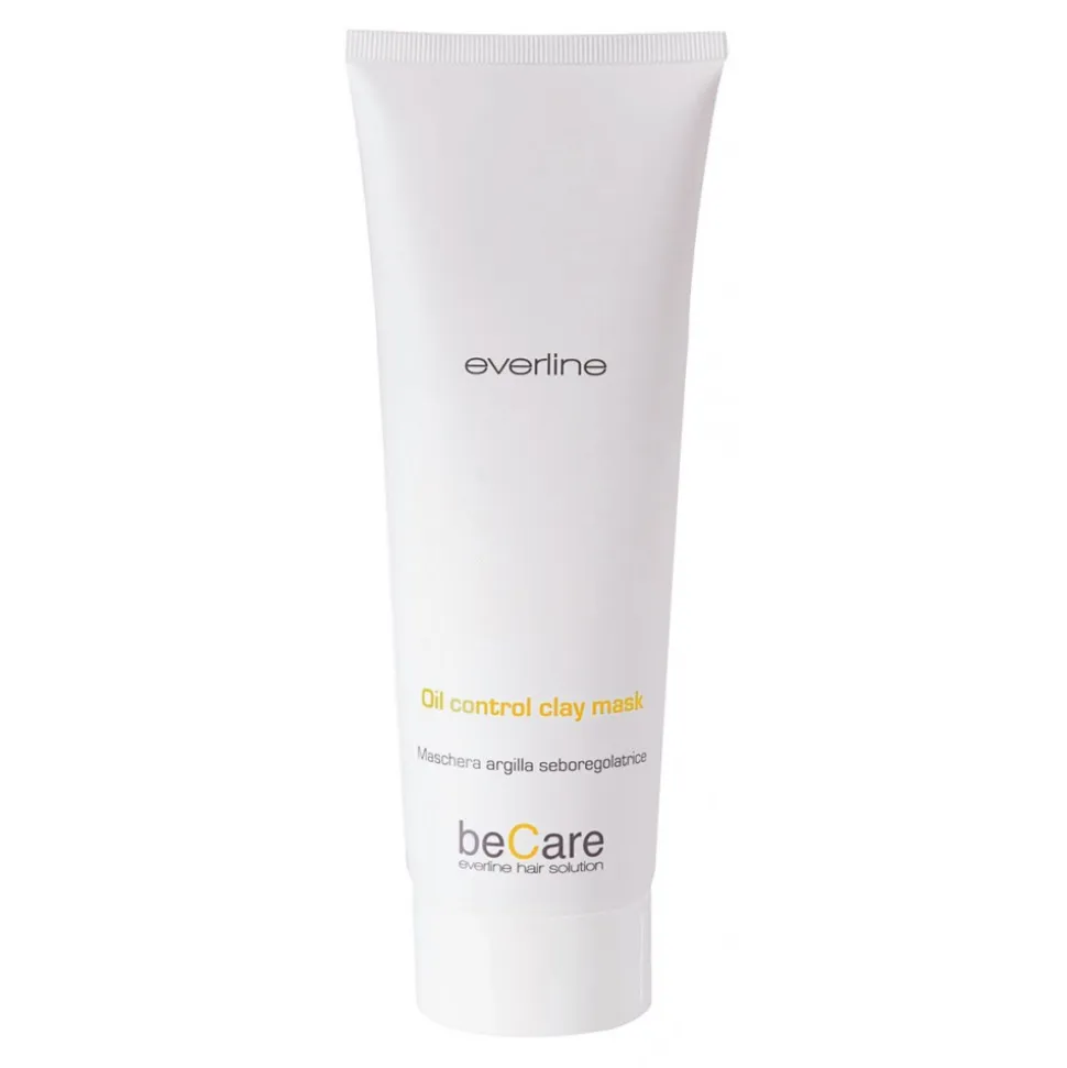 Everline - Hair Solution - Sebo Regulators - Oil Control Clay Mask - BeCare - Professional Color Line - Avvenice