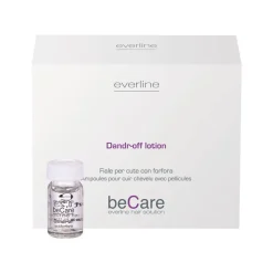 Everline - Hair Solution - Anti Dandruff - Anti Foam Vials - BeCare - Professional Color Line - Avvenice
