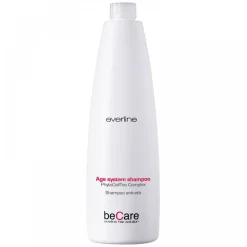 Everline - Hair Solution - Anti-Age - Age System Shampoo - BeCare - Professional Color Line - 1000 ml - Avvenice