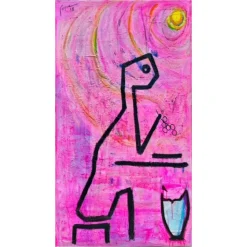 Exclusive Art - Gaspare Manos - Giulia Studying - Installation - Avvenice