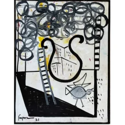 Exclusive Art - Gaspare Manos - Pandemic Drawings Nº 5 - Installation - Avvenice