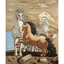 Exclusive Art - Giorgio De Chirico - Two Horses - Installation - Avvenice