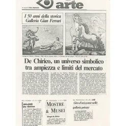 Exclusive Art - Giorgio De Chirico - Two Horses - Installation - Avvenice