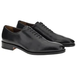 Fabbrica Italiana - Leather Oxfords - Black - Shoes - Handmade in Italy - Luxury - Avvenice