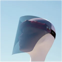 Face Off - Photochromic Visor - Silver Moon - Fashion Luxury - Face Off Eyewear - Covid Protection Mask - Avvenice