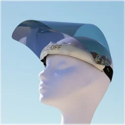 Face Off - Photochromic Visor - Gold Light - Fashion Luxury - Face Off Eyewear - Covid Protection Mask - Avvenice