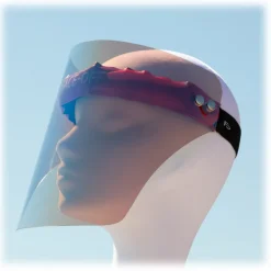 Face Off - Polarized Visor - Noble Ruthenium - Fashion Luxury - Face Off Eyewear - Covid Protection Mask - Avvenice