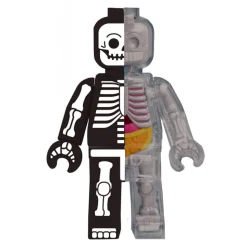 Fame Master - Small Brick Man - Skeleton - 4D Master - Mighty Jaxx - Jason Freeny - Body Anatomy - XX Ray - Art Toys - Avvenice