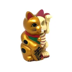 Fame Master - Small Fortune Cat - Gold - 4D Master - Mighty Jaxx - Jason Freeny - Body Anatomy - XX Ray - Art Toys - Avvenice