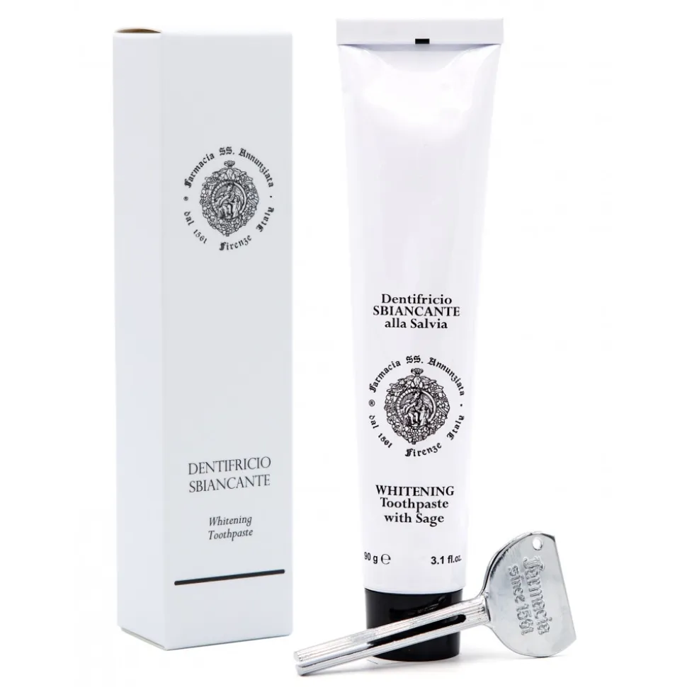 Farmacia SS. Annunziata 1561 - Whitening Toothpaste With Sage - Protect The Health and Beauty of Your Smile - Avvenice