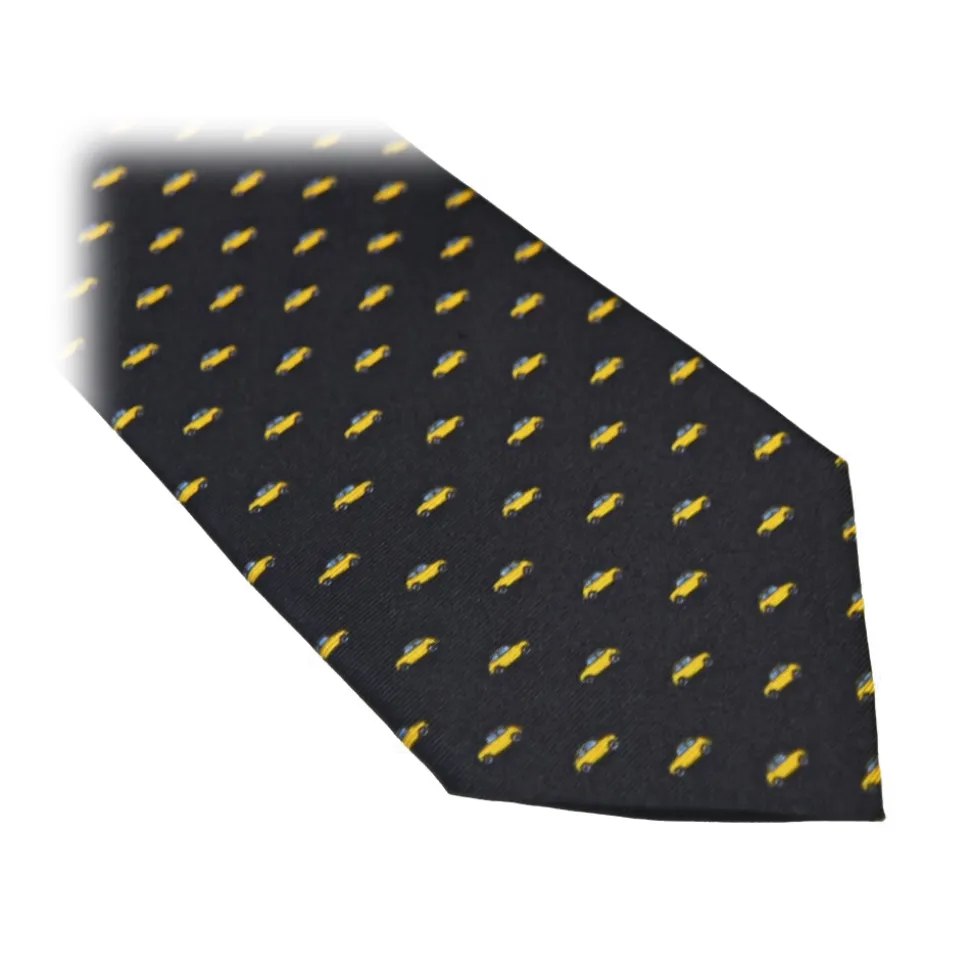 Fefè Napoli - Blue 500 Dandy Silk Tie - Ties - Handmade in Italy - Luxury Exclusive Collection - Avvenice