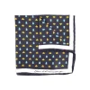 Fefè Napoli - Blue Autumn Silk Dandy Pocket Square - Pocket-Square - Handmade in Italy - Luxury Exclusive Collection - Avvenice