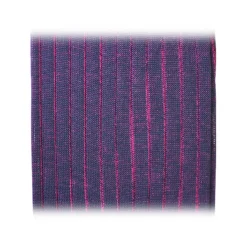 Fefè Napoli - Blue Bordeaux Vernissage Men's Socks - Socks - Handmade in Italy - Luxury Exclusive Collection - Avvenice