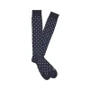 Fefè Napoli - Blue Dandy Pois Men's Socks - Socks - Handmade in Italy - Luxury Exclusive Collection - Avvenice