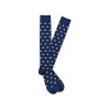 Fefè Napoli - Blue Dog Dandy Men's Socks - Socks - Handmade in Italy - Luxury Exclusive Collection - Avvenice