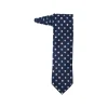 Fefè Napoli - Blue Flower Dandy Silk Tie - Ties - Handmade in Italy - Luxury Exclusive Collection - Avvenice