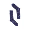 Fefè Napoli - Blue Golfer Short Dandy Men's Socks - Socks - Handmade in Italy - Luxury Exclusive Collection - Avvenice