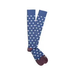 Fefè Napoli - Blue Ice Dandy Men's Socks - Socks - Handmade in Italy - Luxury Exclusive Collection - Avvenice