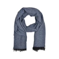 Fefè Napoli - Blue Jeans Cashmere Elegance Scarf - Scarves and Foulards - Handmade in Italy - Luxury Exclusive Collection - Avvenice