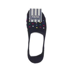 Fefè Napoli - Blue Micropois Men's Peds - Socks - Handmade in Italy - Luxury Exclusive Collection - Avvenice