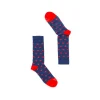Fefè Napoli - Blue Mouth Short Dandy Men's Socks - Socks - Handmade in Italy - Luxury Exclusive Collection - Avvenice