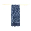 Fefè Napoli - Blue Napoli Scaramantia Wool Scarf - Scarves and Foulards - Handmade in Italy - Luxury Exclusive Collection - Avvenice