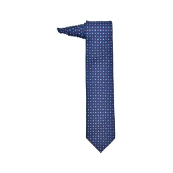 Fefè Napoli - Blue Navy 7 Folds Gentleman Silk Unlined Tie - Ties - Handmade in Italy - Luxury Exclusive Collection - Avvenice
