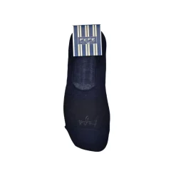 Fefè Napoli - Blue Navy Be Happy Men's Peds - Socks - Handmade in Italy - Luxury Exclusive Collection - Avvenice