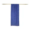 Fefè Napoli - Blue Pois Double Dandy Silk Scarf - Scarves and Foulards - Handmade in Italy - Luxury Exclusive Collection - Avvenice