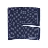 Fefè Napoli - Blue Pois Silk Gentleman Pocket Square - Pocket-Square - Handmade in Italy - Luxury Exclusive Collection - Avvenice