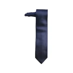 Fefè Napoli - Blue Solid Color Gentleman Silk Tie - Ties - Handmade in Italy - Luxury Exclusive Collection - Avvenice