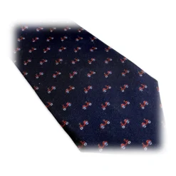 Fefè Napoli - Blue Special Dandy Silk Tie - Ties - Handmade in Italy - Luxury Exclusive Collection - Avvenice