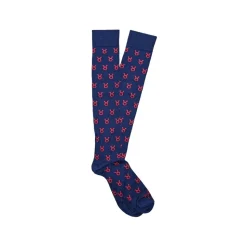 Fefè Napoli - Blue Taurus Zodiac Men's Socks - Socks - Handmade in Italy - Luxury Exclusive Collection - Avvenice