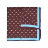 Fefè Napoli - Brown Bassett Silk Dandy Pocket Square - Pocket-Square - Handmade in Italy - Luxury Exclusive Collection - Avvenice