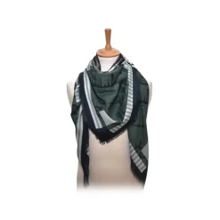 Fefè Napoli - Dell'Ovo Castle Wool Silk Shawl - Scarves and Foulards - Handmade in Italy - Luxury Exclusive Collection - Avvenice