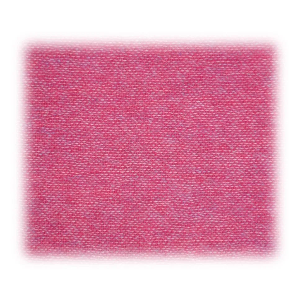 Fefè Napoli - Fucsia Cashmere Elegance Scarf - Scarves and Foulards - Handmade in Italy - Luxury Exclusive Collection - Avvenice