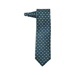 Fefè Napoli - Green Cinquecento Dandy Silk Tie - Ties - Handmade in Italy - Luxury Exclusive Collection - Avvenice