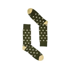Fefè Napoli - Green Dog Short Dandy Men's Socks - Socks - Handmade in Italy - Luxury Exclusive Collection - Avvenice