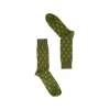 Fefè Napoli - Green Golf Short Dandy Men's Socks - Socks - Handmade in Italy - Luxury Exclusive Collection - Avvenice