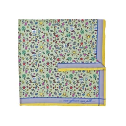 Fefè Napoli - Green Kids Silk Dandy Pocket Square - Pocket-Square - Handmade in Italy - Luxury Exclusive Collection - Avvenice