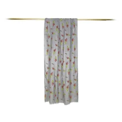 Fefè Napoli - Grey Ace of Sticks Scaramantia Wool Scarf - Scarves and Foulards - Handmade in Italy - Luxury Exclusive Collection - Avvenice