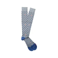 Fefè Napoli - Grey Hearts Dandy Men's Socks - Socks - Handmade in Italy - Luxury Exclusive Collection - Avvenice