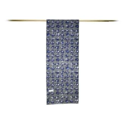 Fefè Napoli - Grey Pied De Poule Dandy Silk Scarf - Scarves and Foulards - Handmade in Italy - Luxury Exclusive Collection - Avvenice