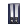 Fefè Napoli - Grey Satin Gentleman Suspenders - Braces - Handmade in Italy - Luxury Exclusive Collection - Avvenice
