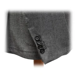 Fefè Napoli - Lacharmant Wool Gray Jacket - Jackets - Handmade in Italy - Luxury Exclusive Collection - Avvenice