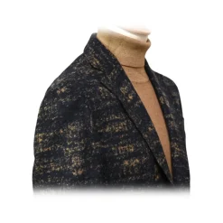 Fefè Napoli - Laclubing Wool Blue Jacket - Jackets - Handmade in Italy - Luxury Exclusive Collection - Avvenice