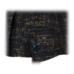 Fefè Napoli - Laclubing Wool Blue Jacket - Jackets - Handmade in Italy - Luxury Exclusive Collection - Avvenice