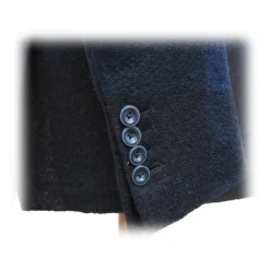 Fefè Napoli - Lacourmayer Blue Checked Jacket - Jackets - Handmade in Italy - Luxury Exclusive Collection - Avvenice