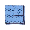 Fefè Napoli - Light-Blue Cinquecento Silk Dandy Pocket Square - Pocket-Square - Handmade in Italy - Luxury Exclusive Collection - Avvenice