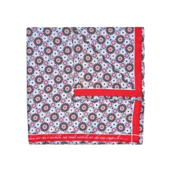 Fefè Napoli - Light-Blue Cosma Silk Dandy Pocket Square - Pocket-Square - Handmade in Italy - Luxury Exclusive Collection - Avvenice